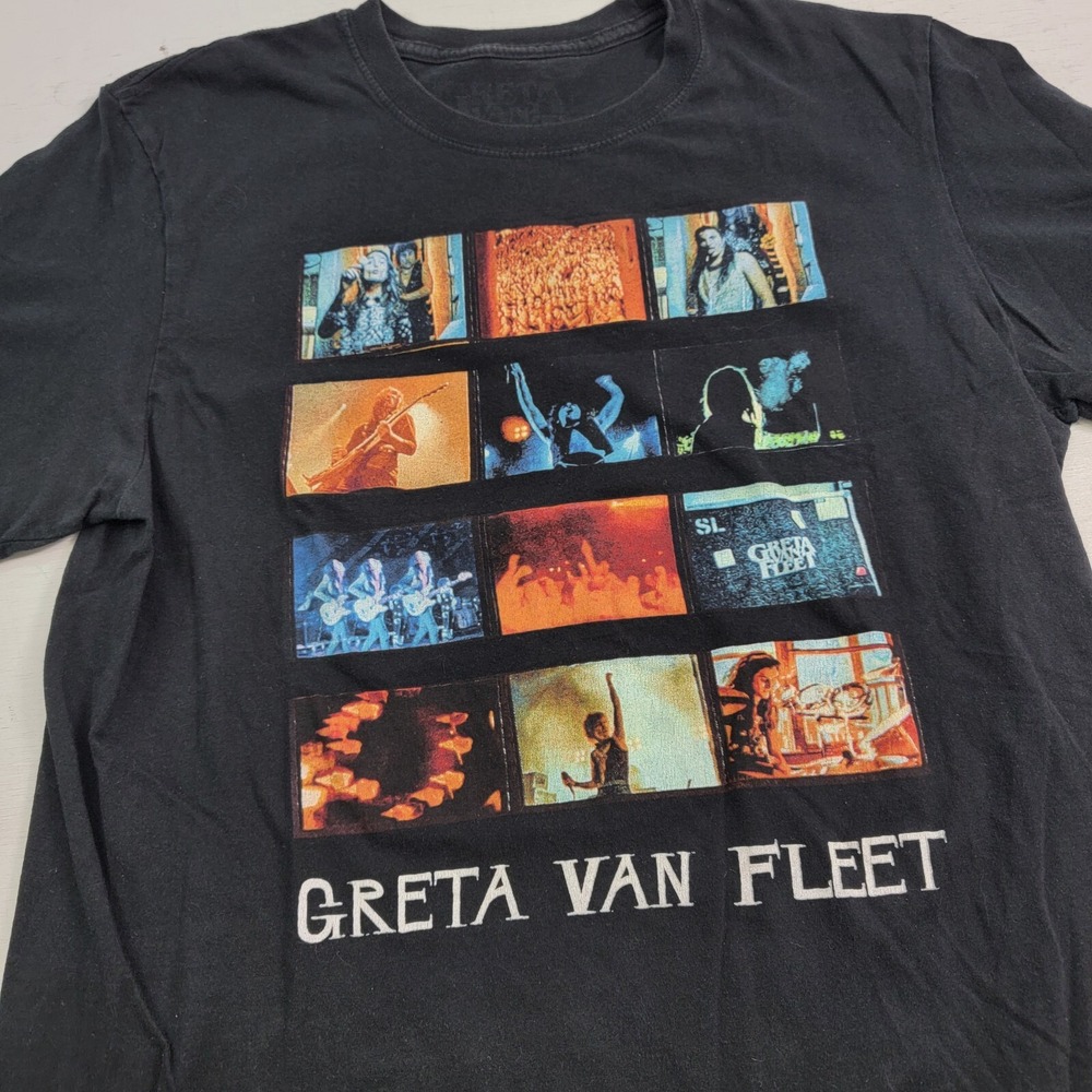 Greta Van Fleet "My Way Soon" Album Cover Rock Band Tour Mens Sz M‎ T-Shirt EUC - Picture 2 of 6